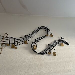 Music Notes Decorative Wall Mounted set of 3